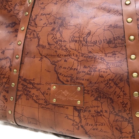 Patricia Nash | Bags | Patricia Nash Benvenuto Map Purse Leather Tote | Poshmark